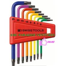 PB Swiss PB 410 Series (MM) Short Rainbow Colour Torx Allen Key