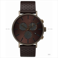 TIMEX TW2R80100 (M) Fairfield Chronograph Supernova leather brown