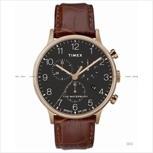 TIMEX TW2R71600 (M) Waterbury Classic Chronograph leather strap brown