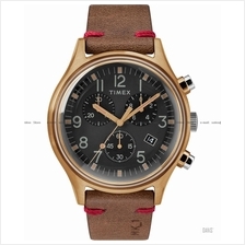 TIMEX TW2R96300 (M) MK1 Steel Chronograph leather strap brown