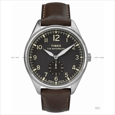 TIMEX TW2R88800 (M) Waterbury Sub-Second leather strap black brown