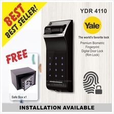 (Free Safe Box) Yale YDR 4110 Fingerprint pin Digital door lock