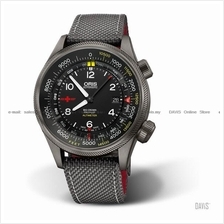 ORIS 0173377054234-Set52316GFC Men's Altimeter Rega Textile Grey LE