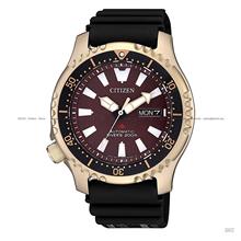 CITIZEN . NY0083-14X . Promaster . M . Auto . Diver . Brown Asia LE