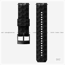 Suunto 24mm Explore 2 Silicone Strap Black/Black size M