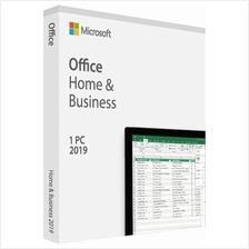 MICROSOFT OFFICE HOME & BUSINESS 2019 RETAIL MEDIALESS (T5D-03302)