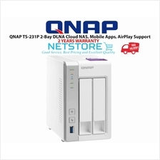 QNAP TS-231P 2-Bay DLNA Cloud NAS, Mobile Apps, AirPlay Support