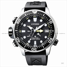 CITIZEN BN2036-14E Men's Promaster Eco-Drive Diver Rubber Strap Black
