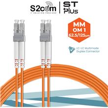 2219 Fiber Patch Cord 10 Meter SC//SC Duplex Multimode OM1 62.5//125 Fiber Cable