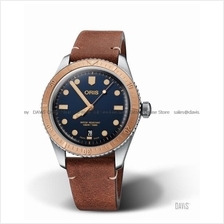 ORIS 0173377074355-0752045 Men's Divers Sixty-Five Auto Blue Brown