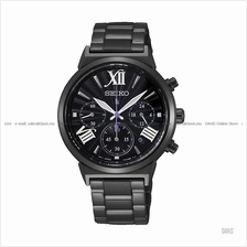 SEIKO SRWZ67P1 Women's LUKIA Chronograph SSB Black