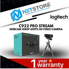 LOGITECH C922 Pro Stream Webcam 1080P 60FPS HD Video Camera