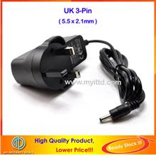 POWER ADAPTER 3-Pins DC 12V 2A For CCTV Camera &amp; Electronic Devices