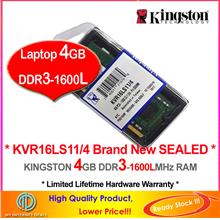 KINGSTON 4GB DDR3-1600 LAPTOP / DESKTOP PC RAM Memory (KVR16N11/4)