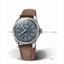 ORIS 0175477414065-0752063 Men's Big Crown Pointer Date Leather Blue