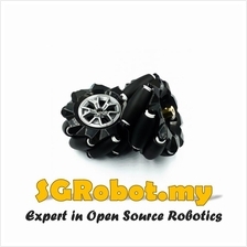 15KG Robot Car 97mm Omnidirectional Mecanum Wheel With Coupling L+R