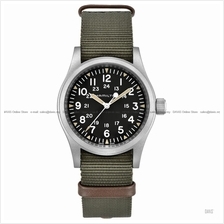 HAMILTON H69439931 Khaki Field Mechanical 24-hr Nato Strap Black Green