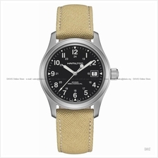 HAMILTON H69439933 Khaki Field Mechanical 24-hr Date Canvas Beige