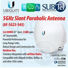 Ubiquiti airFiber X Antenna AF-5G23-S45 5GHz 30 dBi Slant 45 degrees