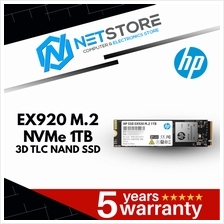 HP EX920 M.2 1TB PCIe 3.0 x4 NVMe 3D TLC NAND Internal SSD