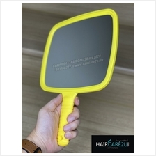 QDM Barber Salon Makeup Colorful Square Shape Hand Mirror