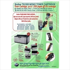 TN1000 BROTHER MONO Toner Cartridges