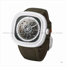 SEVENFRIDAY T2/01 T-Series Automatic Skeleton Canvas Strap Green