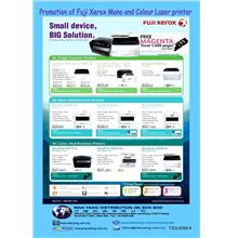 Promotion of Fuji Xerox mono and colour laser printer