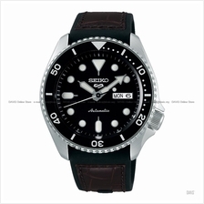 SEIKO SRPD55K2 Men's SEIKO 5 Sports Automatic Silicone Black Brown