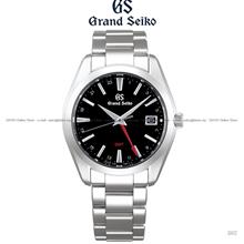 SEIKO SBGN013 Grand Seiko Heritage GMT Quartz SS Bracelet Black