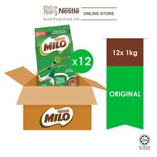 NESTL?MILO ACTIV-GO CHOCOLATE MALT POWDER Soft Pack 1kg x 12 packs (C...