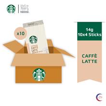 StarbucksÂ® Latte Premium Coffee Mixes (4 Sticks/Box), x10 boxes