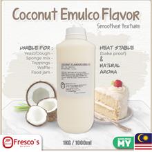Emulco Smooth Texture (HALAL) Coconut Flavour 1KG 1000ml for Dessert