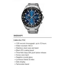 SEIKO . SNDG43P1 . CRITERIA . M . Chronograph . SSB . Quartz . Blue