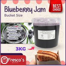 3KG Blueberry Spread Premium Choice Paste Desserts Waffle Baking Cake