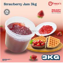 3KG Strawberry Spread Premium Choice Paste Desserts Waffle Baking Cake