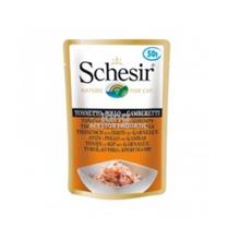 Schesir Tuna Chicken W/Shrimp 50g (Cat Food)