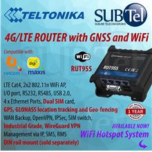 Teltonika RUT955 LTE 4G 3G 2G Automotive Router Modem with WiFi AP