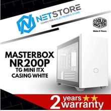 COOLER MASTER MASTERBOX NR200P TG MINI ITX CASING (WHITE)