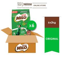 NESTLÃ‰ MILO ACTIV-GO CHOCOLATE MALT POWDER Soft Pack 2kg x6 packs (Carton)