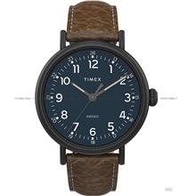 TIMEX TW2T90800 (M) Standard XL 43mm Leather Strap Blue Brown