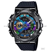 CASIO GM-110B-1A G-SHOCK Ana-Digi Rainbow Dial Resin Strap Black