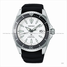 SEIKO SPB191J1 Prospex Shogun Diver Automatic Titanium Silicone White