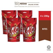 Nestle KITKAT Chocolate Bites 200g , Bundle of 4