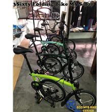 3Sixty Folding Bike 16&quot; TRI FOLD M3 S-Bar
