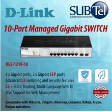 D-Link DGS-1210-10 10 Port Gigabit Smart Managed Switch Networking DGS