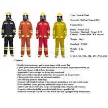 PPE Nomex IIIA Fire Fighting Suit FR S to 6XL FF01XX SWS