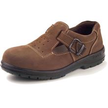 Safety Shoes King's Men Low Cut Buckle On Brown KP909KW ST Anti Static