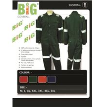 Coverall 100% Cotton 245Gsm Heavy Duty Reflector NFR 