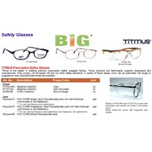 PPE Eye Wear TITMUS Prescription Glasses Frame Dark Gun Metal FC707DG